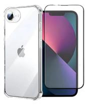 Capa Capinha + Película 3d Para Iphone 16e Anti Impacto Queda Capa Capinha + Película 3d Para Iphone 16e Anti Impacto Queda