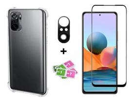 Capa Capinha + Pelicula 3d + Pelicula Camera Compatível com Poco F3