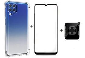 Capa Capinha + Pelicula 3d + Pelicula Camera Para Galaxy A12