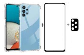 Capa Capinha + Pelicula 3d + Pelicula Câmera Para Galaxy A73