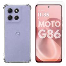 Capa Capinha + Pelicula Hidrogel Compatível Para Moto G86