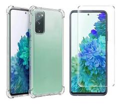 Capa Capinha + Pelicula Vidro Forte Para Galaxy S20 Fe