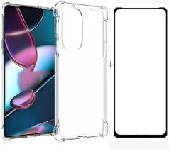 Capa Capinha Premium + Pelicula 3d Para Moto Edge 30 Pro