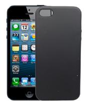 Capa Capinha Preta Aveludada Para Iphone 5g 5s Silicone