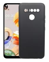 Capa Capinha Preta Aveludada Para LG K61 Silicone
