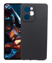 Capa Capinha Preta Aveludada Para Poco X5 Pro 5g Silicone Capa Capinha Preta Aveludada Para Poco X5 Pro 5g Silicone