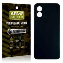 Capa Capinha Preta Moto E13 + Película de Vidro 3D - Armyshield