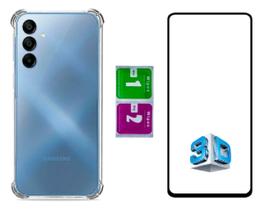 Capa Capinha Proteção Impacto Para Galaxy A16 + Pelicula Vidro 3d