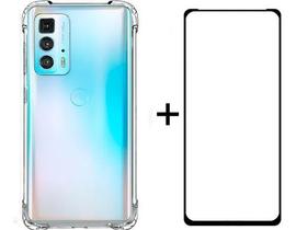 Capa Capinha Protetor + Pelicula 3d Para Moto Edge 20 Pro Capa Capinha Protetor + Pelicula 3d Para Moto Edge 20 Pro