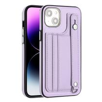 Capa Capinha Protetora com Multifunções de Carteira Anel de Segurança Stand Para o iPhone 15 / 15 Pro / 15 Pro Max