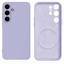 Capa Capinha Protetora de Silicone com Interior em Microfibra Aveludado Compatível com Magsafe para o Samsung Galaxy 25 Capa Capinha Protetora de Silicone com Interior em Microfibra Aveludado Compatível com Magsafe para o Samsung Galaxy 25