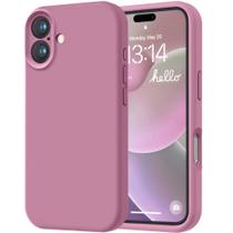 Capa Capinha Protetora de Silicone com Interior em Microfibra Compatível com Magsafe para o iPhone 16 / 16 Pro / 16 Pro Max