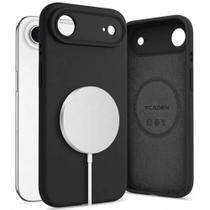 Capa Capinha Protetora de Silicone com Interior em Microfibra Compatível com Magsafe para o iPhone 17 Air