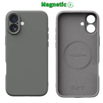 Capa Capinha Protetora de Silicone com Interior em Microfibra Compatível com Magsafe para o iPhone 17