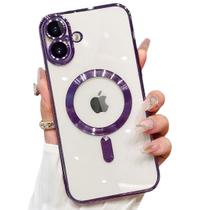 Capa Capinha Protetora Magsafe de Silicone com Proteção na Lente para o iPhone 16 / 16 Plus / 16 Pro / 16 Pro Max