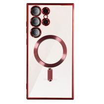 Capa Capinha Protetora Magsafe de Silicone com Proteção na Lente para o Samsung Galaxy S24 / S24 Plus / S24 Ultra