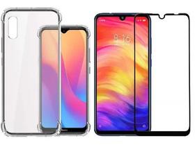 Capa Capinha Protetora Para Redmi 9a + Pelicula De Vidro 3d Capa Capinha Protetora Para Redmi 9a + Pelicula De Vidro 3d