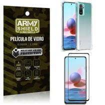 Capa Capinha Redmi Note 10 Anti Shock + Película De Vidro 3D