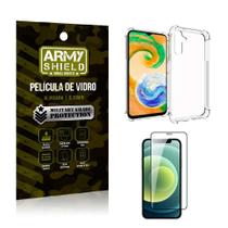 Capa Capinha Samsung A14 Anti Shock + Película de vidro 3D - Armyshield