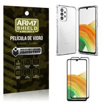 Capa Capinha Samsung A33 Anti Shock + Película de vidro 3D - Armyshield