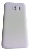 Capa Capinha Samsung J4 Silicone Aveludado Azul-claro Lisa