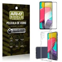 Capa Capinha Samsung M53 Anti Shock + Película De Vidro 3D - Armyshield