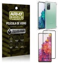 Capa Capinha Samsung S20 Fe Anti Shock + Película de vidro 3D - Armyshield