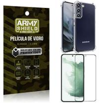 Capa Capinha Samsung S22 Anti Shock + Película De Vidro 3D