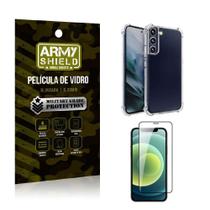 Capa Capinha Samsung S23 Anti Shock + Película De Vidro 3D - Armyshield