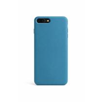 Capa Capinha Silicone Aveludada Compatível para iPhone 7 Plus e 8 Plus Anti Impacto, Toque Macio