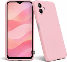 Capa Capinha Silicone Aveludada Rosa Claro Para Samsung Galaxy A07 5G Capa Capinha Silicone Aveludada Rosa Claro Para Samsung Galaxy A07 5G