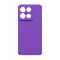 Capa Capinha Silicone Aveludado para Motorola Moto G86 Toque Macio e Alta Proteção COR:ROXO