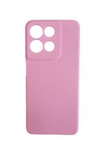 Capa Capinha Silicone Aveludado Rosa Para Motorola Moto G15 Capa Capinha Silicone Aveludado Rosa Para Motorola Moto G15
