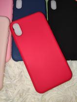 Capa Capinha Silicone Case para iPhone X /iPhone Xs