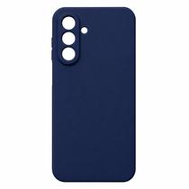 Capa Capinha Silicone Compatível Samsung Galaxy A17 Proteção Flexível Antichoque Slim para Smartphone COR:AZUL MARINHO