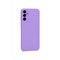 Capa Capinha Silicone Compatível Samsung Galaxy A17 Proteção Flexível Antichoque Slim para Smartphone COR:LILÁS