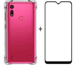 Capa Capinha Silicone + Película 3d Para Moto E6i / E6s