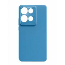 Capa Capinha Silicone Premium Compatível com Motorola Moto G75 Proteção Macia Antiderrapante COR:AZUL PETROLEO PREMIUM