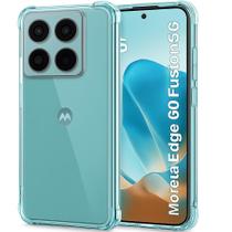 Capa Capinha Silicone TPU para Moto Edge 60 PRO Anti Impacto Transparente Capa Capinha Silicone TPU para Moto Edge 60 PRO Anti Impacto Transparente