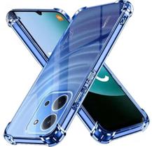 Capa Capinha Slim Anti Impacto Transparente e Película 3D Para Xiaomi Redmi 15C