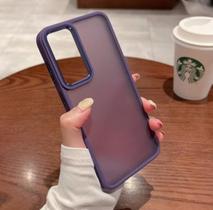 Capa Capinha Space Premium Colorida e Película Para Samsung Galaxy A07