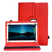 Capa Capinha Tablet de 10 Polegadas Couro Protetora Giratória Inclinável Premium para Todas Marcas