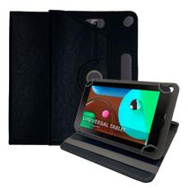 Capa Capinha Tablet de 7 Polegadas Couro Protetora Giratória Inclinável Universal Premium