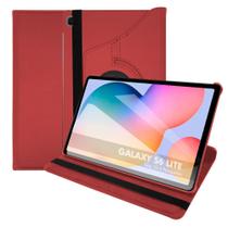 Capa Capinha Tablet Galaxy Tab S6 Lite P610 P615 10.4 Polegadas Couro Giratória Reforçada Premium