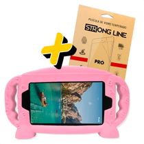 Capa Capinha Tablet Mirage 7 Polegadas Infantil Case Silicone + Pelicula Protetora