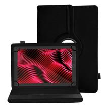 Capa Capinha Tablet Philco Ptb10rsg Tela 10 Polegadas Couro Giratória Inclinável Premium Preta - Extreme Cover