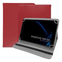 Capa Capinha Tablet Positivo Tab Q8 Tela 8 Polegadas Pasta Suporte Case Protetora Reforçada Premium