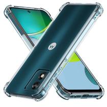 Capa capinha tranparente silicone linha E Motorola antiqueda E6S E6I E6 PLUS E7 PLUS E7 POWER E13 E20 E30 E40 E22 E32