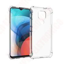 Capa capinha tranparente silicone linha E Motorola antiqueda E6S E6I E6 PLUS E7 PLUS E7 POWER E13 E20 E30 E40 E22 E32
