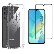 Capa capinha transparente e película de vidro 3D para Samsung Galaxy A26 5G